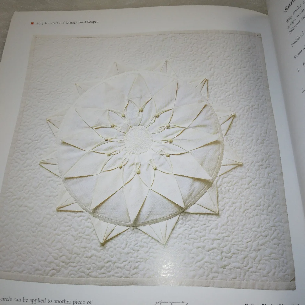BOOK Creative Tucks And Textures: For Quilts And Embroidery by Jennie Ra…